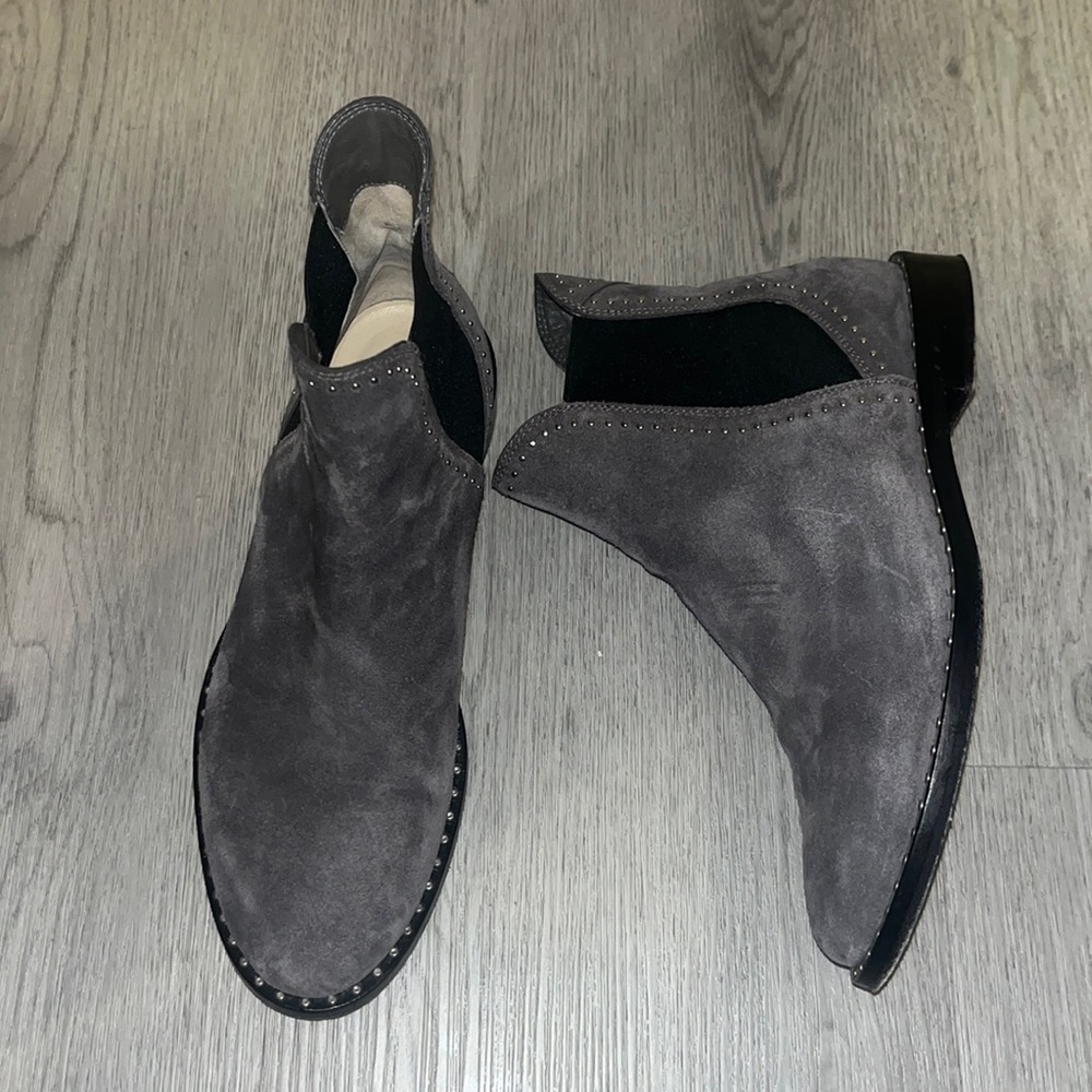Authentic JIMMY CHOO MERRIL FLAT' SLIP-ON ANKLE BOOTS